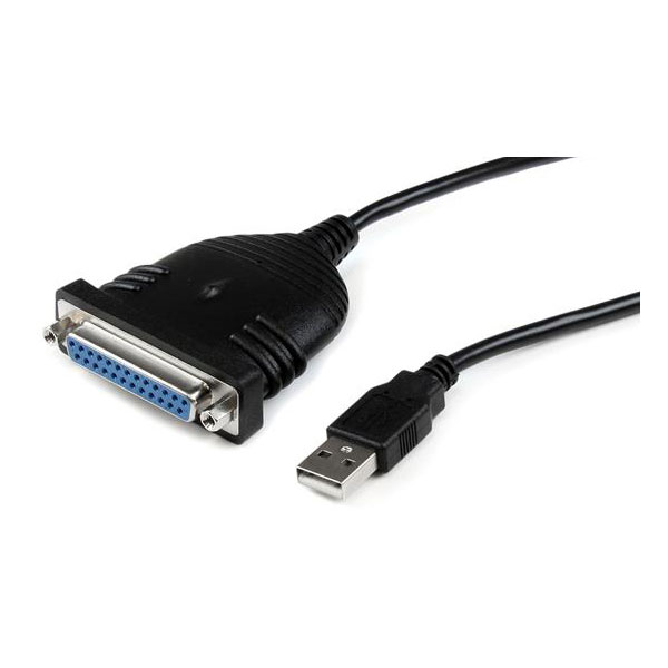 StarTech.com ICUSB1284D25 USB To Parallel Adapter Cable DB25 | Rapid Online