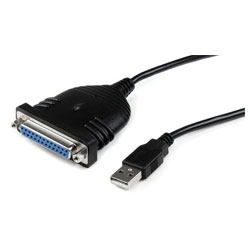 StarTech.com ICUSB1284D25 USB To Parallel Adapter Cable DB25