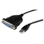 StarTech.com ICUSB1284D25 USB To Parallel Adapter Cable DB25