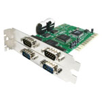 StarTech.com PCI4S550N 4 Port PCI RS232 Serial Adapter Card With 16550 UART