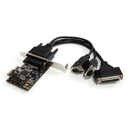 StarTech.com PEX2S1P553B 2S1P PCIe Dual Profile Serial Parallel Card