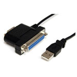 StarTech.com ICUSB2321284 3 ft 1s1p USB To Serial Parallel Port Adapter Cable