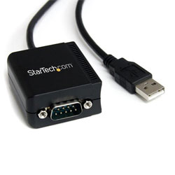 StarTech.com ICUSB2321FIS USB To RS232 DB9 Serial Adapter Cable With Isolation