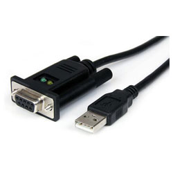 StarTech.com ICUSB232FTN USB To Null Modem Serial DCE Adapter Cable - FTDI