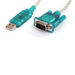 StarTech.com ICUSB232SM3 3ft USB To RS232 DB9 Serial Adapter Cable - M/M