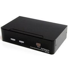 StarTech.com SV231DVIUA 2 Port USB DVI KVM Switch With Audio and USB 2.0 Hub