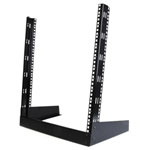 StarTech.com RK12OD 12U 19in Desktop Open Frame 2 Post Rack