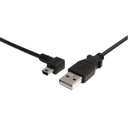 StarTech USB2HABM3LA 0.9m Mini USB 2.0 Cable - A To Left Angle Mini B