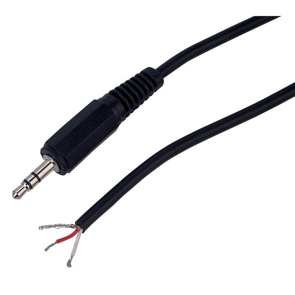 Truconnect 3 5mm Stereo Plug To Bare Wires 1 5m Rapid Online