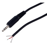 TruConnect 3.5mm Stereo Plug to Bare Wires 1.5m
