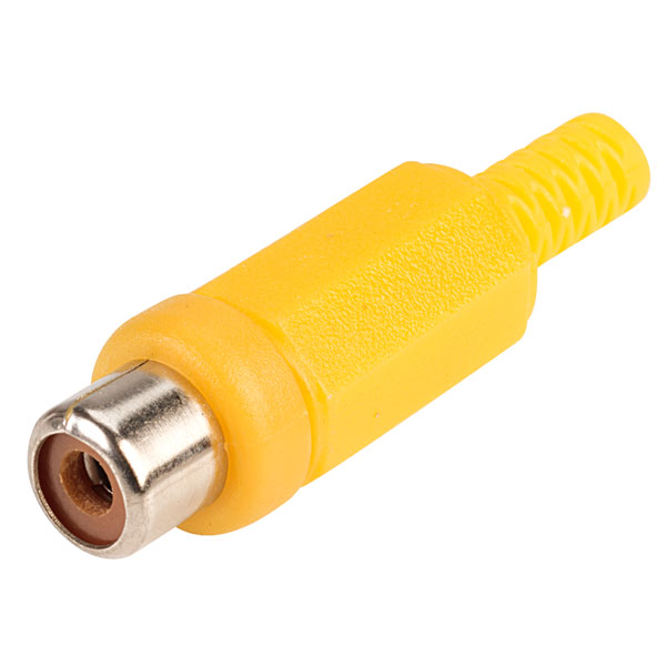 Image of TruConnect Phono Line Socket - Yellow