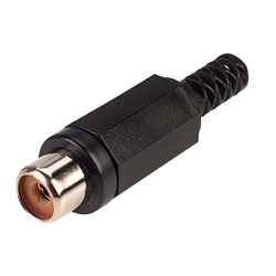 TruConnect Black Phono Line Socket