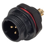 CliffCON® 68 FM686803 IP68 Male Panel Socket 3 Pin