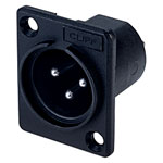 Cliff CP3000 XLR 3 Pole Chassis Plug