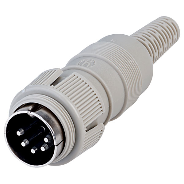 Hirschmann MAS5100S 5 Way Locking Plastic DIN Plug Hirschmann MAS5100S 5 Way Locking Plastic DIN Plug