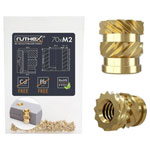 ruthex GEM2x04001 Threaded Insert for 3D Printers RXM2x4