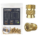 ruthex GEM4x81001 Threaded Insert for 3D Printers RX M4x8.1