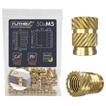 ruthex GEM5x95001 Threaded Insert for 3D Printers RXM5x9.5