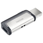 SanDisk SDDDC2-256G-G46 Ultra DualDrive USB smartphone extra memory Silver 256