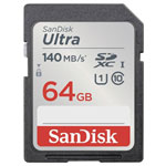 SanDisk SDSDUNB-064G-GN6IN SDXC Ultra 64GB Class10 140MB/s Waterproof Shockproof