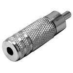 TruComponents 200724 Adapter RCA plug (phono) - Jack socket 3.5mm Mono Pins:2