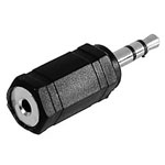 TruComponents 200729 Adapter Jack plug 3.5mm - Jack socket 2.5mm Stereo Pins:3
