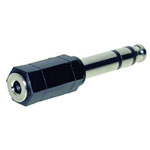 TruComponents 200731 Adapter Jack plug 6.35mm - Jack skt 3.5mm St/Mono Pins:3/2
