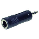 TruComponents 200736 Adapter Jack plug 3.5mm - Jack socket 6.35mm Mono Pins:2