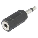 TruComponents 200738 Adapter Jack plug 3.5mm - Jack socket 3.5mm Mono Pins:2