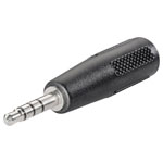 TruComponents 200749 Adapter Jack plug 3.5mm - Jack socket 3.5mm Stereo Pins:4