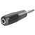 TruComponents 200749 Adapter Jack plug 3.5mm - Jack socket 3.5mm Stereo Pins:4
