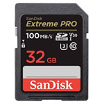SanDisk SDSDXXO-032G-GN4IN Extreme PRO SDHC 32GB Class 10 UHS-I shockproof wat
