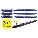 Schneider Schreibgeräte 183084 One Business Roller ball pen 0.6mm Black Blue 4pk
