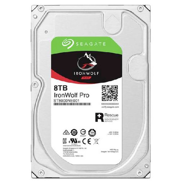 Seagate ST8000NT001 IronWolf Pro internal HDD 8 TB 3.5" SATA III bulk