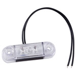 SecoRüt 61284 End outline marker 12V/24V Red Clear glass Vehicle Lighting