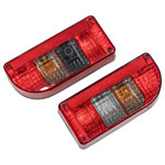 SecoRüt 61632 Trailer lighting set 12/24V rear camera fog lamp reversing lamps