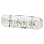 SecoRüt 95716 End outline marker Open cable ends 12 V/24 V White Clear glass