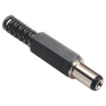 TruComponents 201191 Low power Plug, straight 5.5 mm 2.1 mm