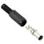 TruComponents 201208 Low power Plug, straight 5.5 mm 2.1 mm