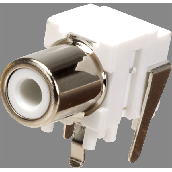 Image of TruConnect PCB Mounted White Phono Socket