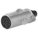 SecoRüt EP024 Trailer connector 7-pin socket Open cable ends Aluminium die-cast