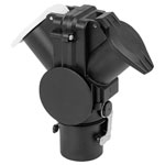 SecoRüt EP240.01 Trailer adapter plastic 15-pin socket to 7-pin plug/socket