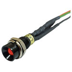 Sedeco 1170477 Oshino LED indicator light Red 12 V DC 30 mcd 4.8mm