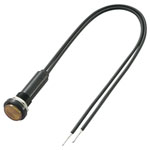 Sedeco 726615 Indicator light with bulb and leads Red 230V