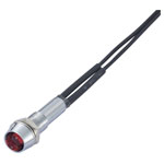 Sedeco 732481 Standard indicator light with bulb Red 1 pc