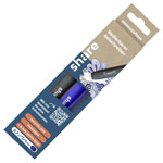 share 4-0023-2-1000 Gel roller ball pen Blue Black 0.7 mm