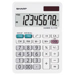 Sharp EL-310WB 2582086 Calculator white battery-powered 8-digit display
