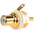 REAN NYS367-9 Gold Plated Phono Socket White
