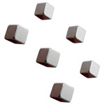 Sigel BA192 Neodym magnet 10x10x10mm Cube Silver 6 pcs