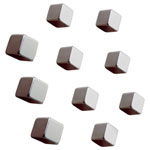 Sigel BA193 Neodym magnet Cube Silver 10mm 10pcs
